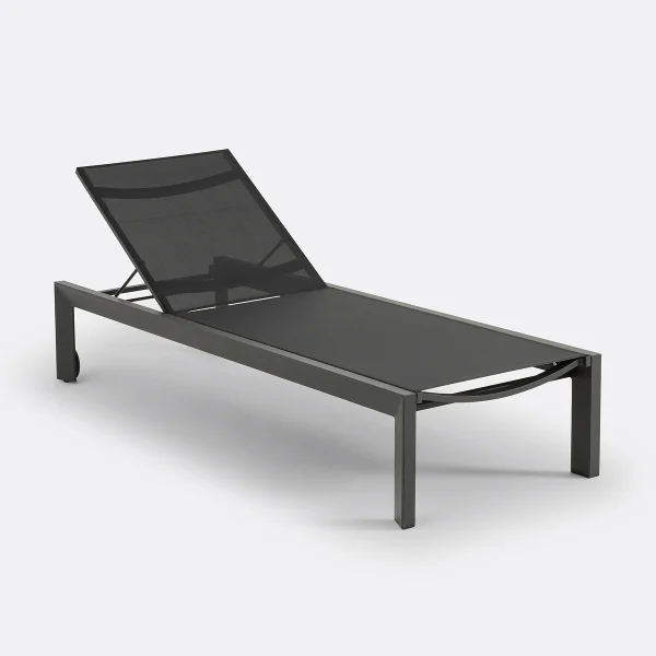 Gartenliege Lolara, Aluminium Und Textilene