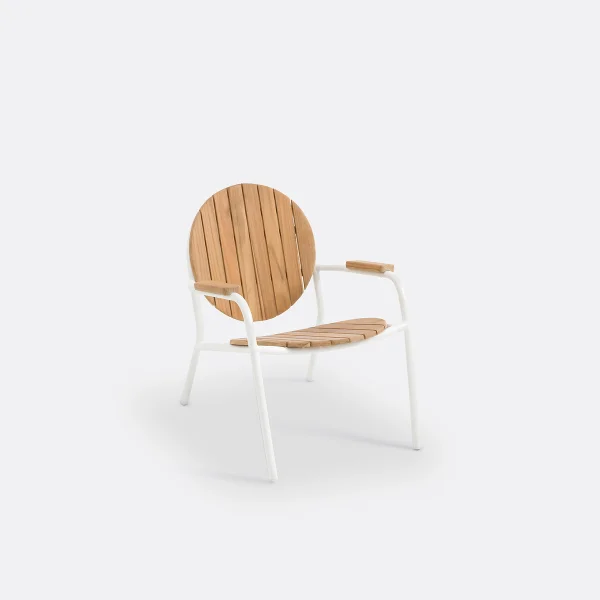 Gartenstuhl Chassagne, Aluminium/teak Massiv