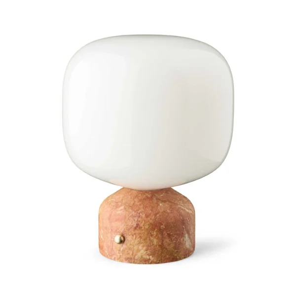 GEJST - Meemo LED-Akku-Tischleuchte, Marmor amber, Glas