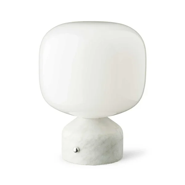 GEJST - Meemo LED-Akku-Tischleuchte, Marmor weiß, Glas
