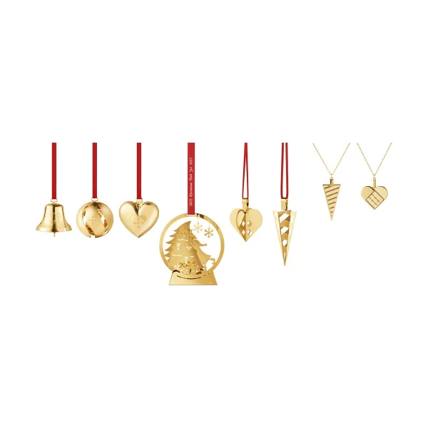 Georg Jensen 2025 Geschenkset 8-teilig Goldplattierter Edelstahl