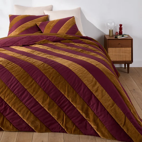 Gesteppter Bettüberwurf Odile Mit Streifen 230 x 250 cm