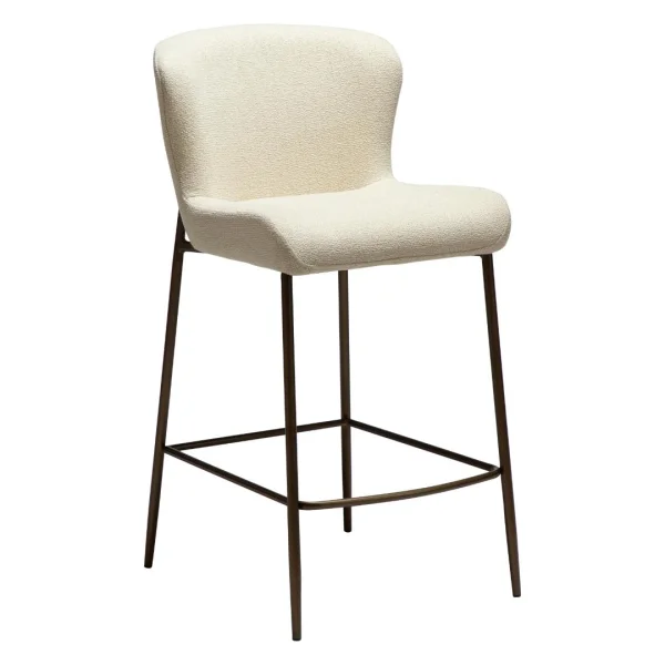 Glam Counterstuhl Bouclé offwhite.