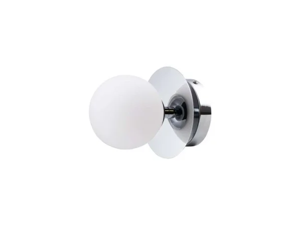 Globen Lighting - Art Deco Deckenlampe, IP44, chrom/weiß