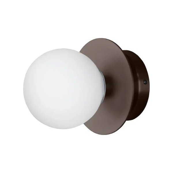 Globen Lighting - Art Deco Deckenlampe, IP44, weiß/bronze