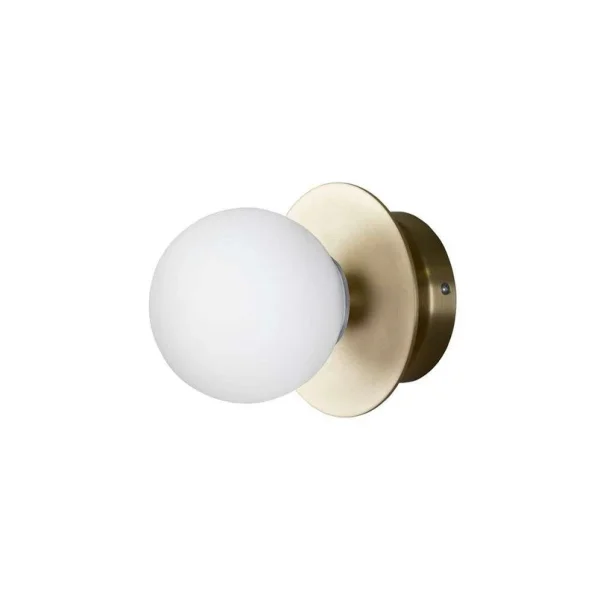 Globen Lighting - Art Deco Wand-/Deckenlampe, IP44, messing