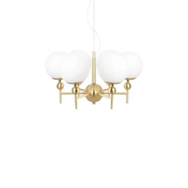 Globen Lighting - Astrid 50 Pendelleuchte Brushed Brass/White