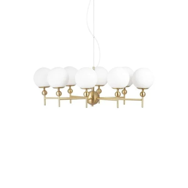 Globen Lighting - Astrid 85 Pendelleuchte Brushed Brass/White