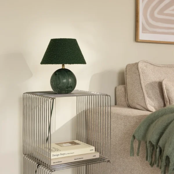 Globen Lighting - Castello 24 Tischleuchte dunkelgrün Marmor