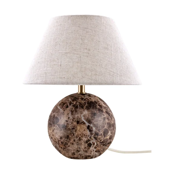Globen Lighting Castello 35 Tischleuchte Brauner Marmor