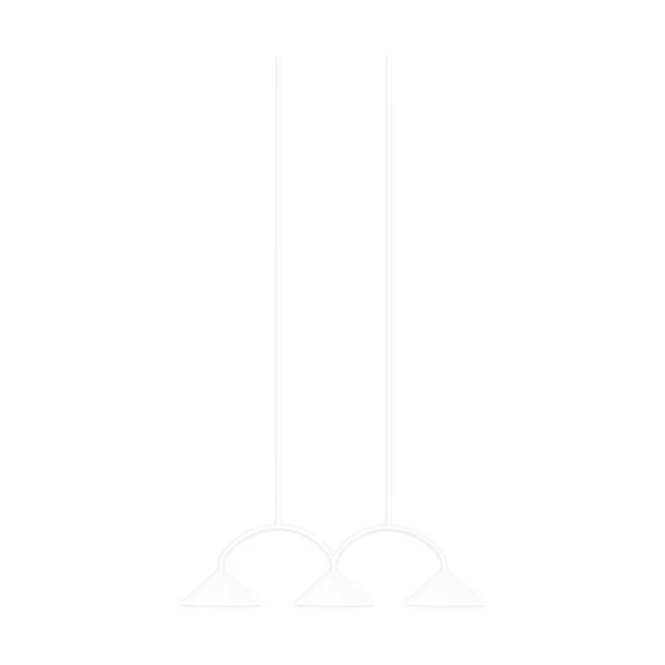 Globen Lighting Curve Pendelleuchte 3 Weiß