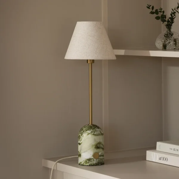 Globen Lighting - Gino 20 Tischleuchte grün Marmor 56 cm