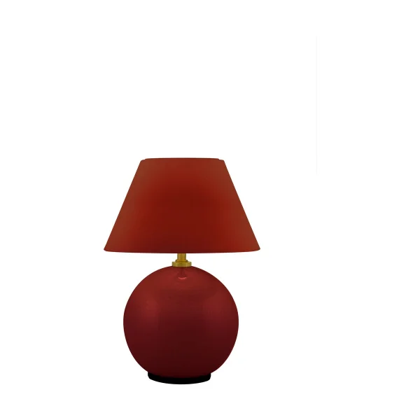 Globen Lighting Iris 16 tragbare Tischlampe Burgunder