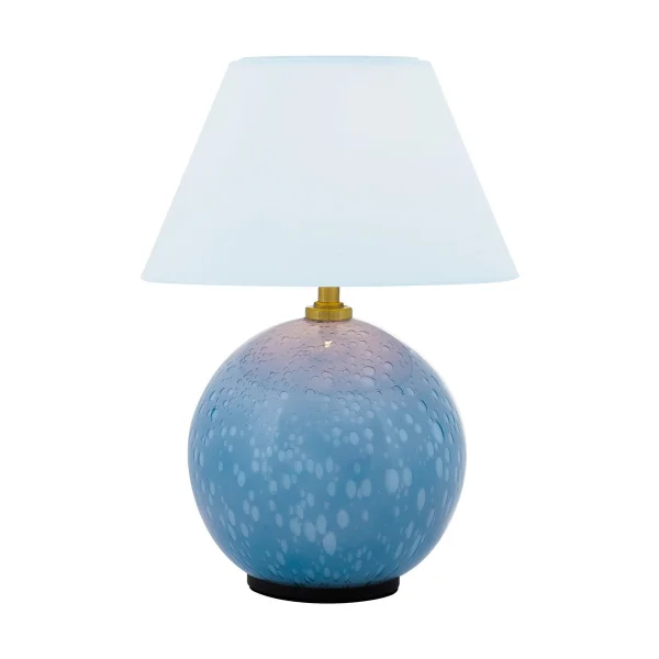 Globen Lighting Iris 16 tragbare Tischlampe Taubenblau