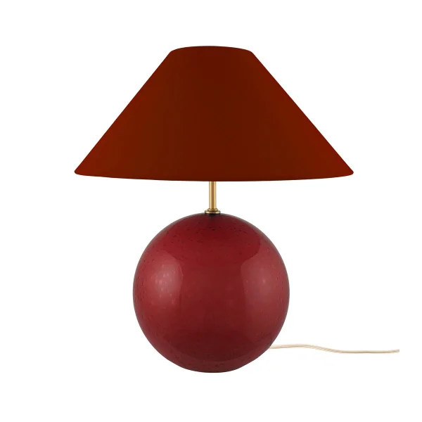 Globen Lighting Iris 35 Tischleuchte 39 cm Burgundy