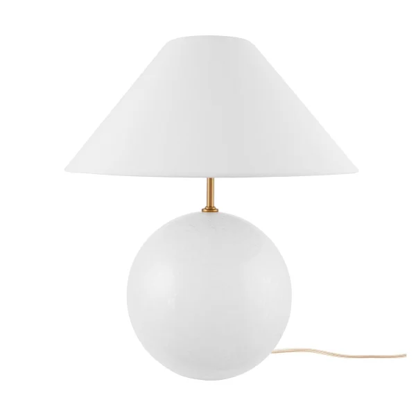 Globen Lighting Iris 35 Tischleuchte 39 cm Weiß