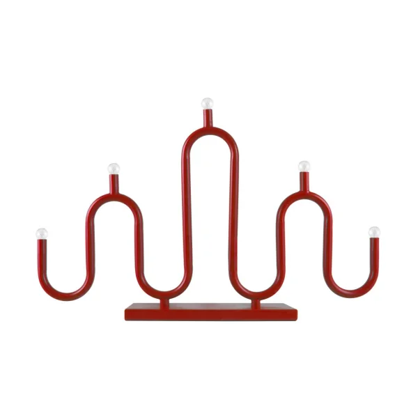 Globen Lighting Noel 5 Adventskerzenhalter Rot