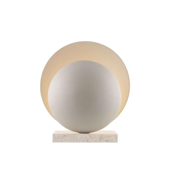 Globen Lighting - Orbit Tischleuchte Beige/Travertin