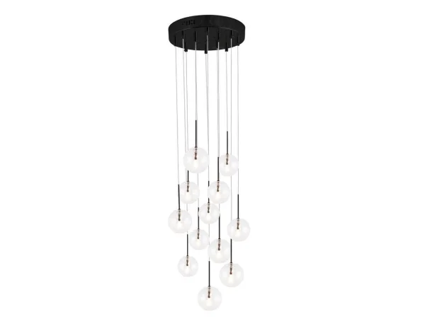 Globen Lighting - Skyfall Pendelleuchte Clear/Black