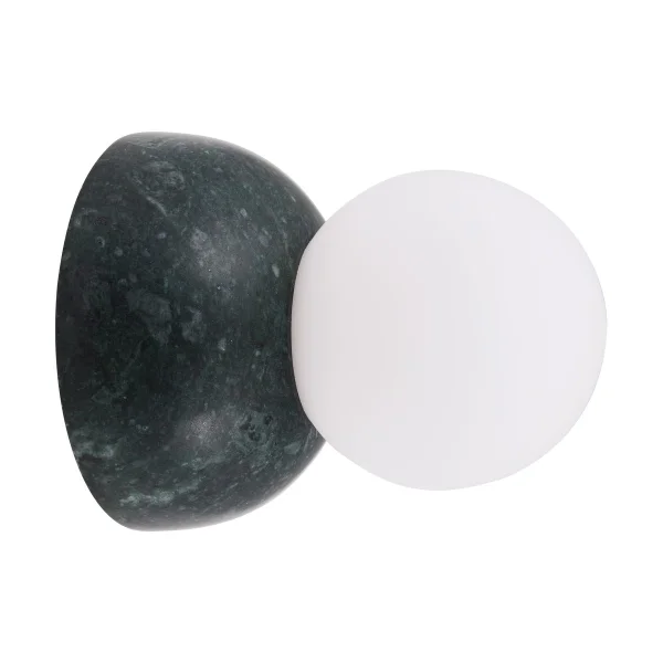 Globen Lighting Torrano Wandleuchte/Deckenleuchte 13cm Dunkelgrüner Marmor
