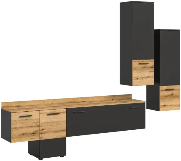 Goal Regal G1 System inkl. Beleuchtung grau.