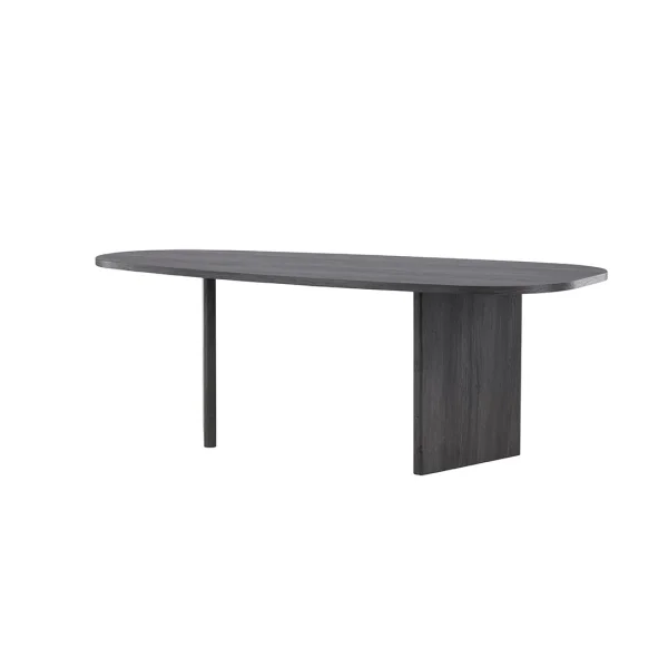 Grönvik Esstisch oval 100x220 cm schwarz.