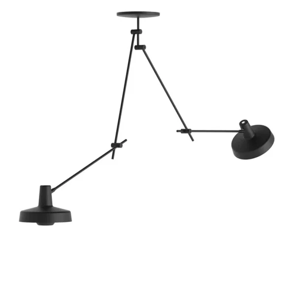GRUPA - Arigato Deckenleuchte Double Long Schwarz