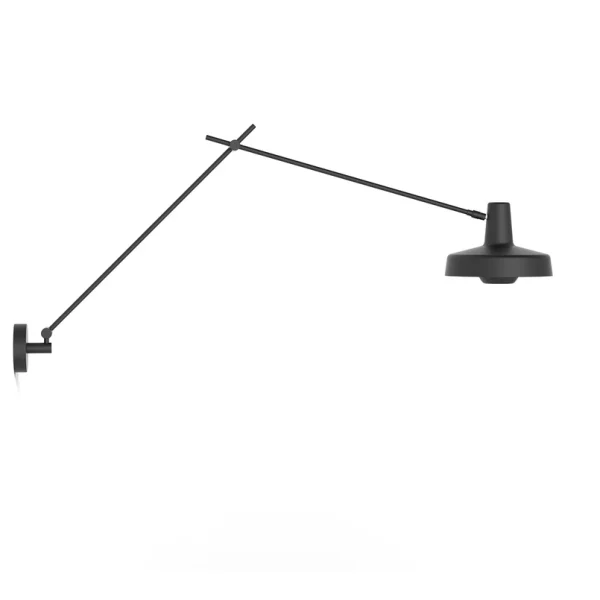 GRUPA - Arigato Wandleuchte Long m/Kabel Schwarz