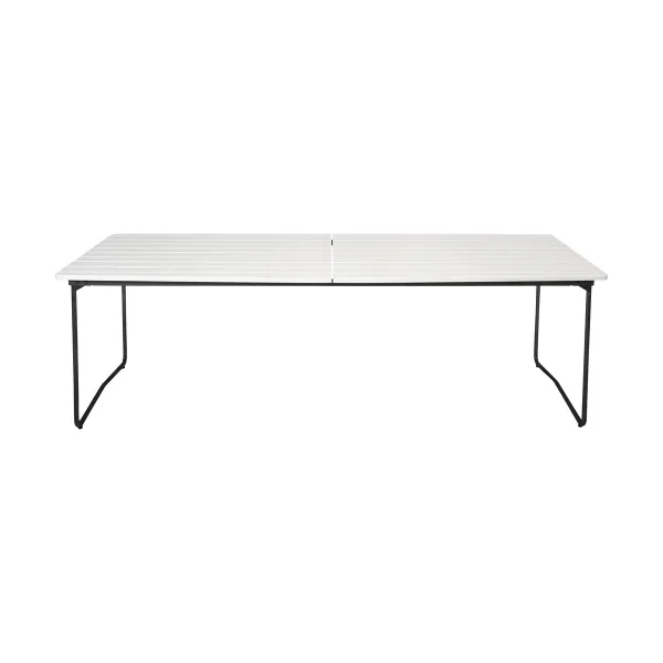 Grythyttan Stålmöbler Table B31 Esstisch 230 cm Weiß lackierte Eiche-Schwarz