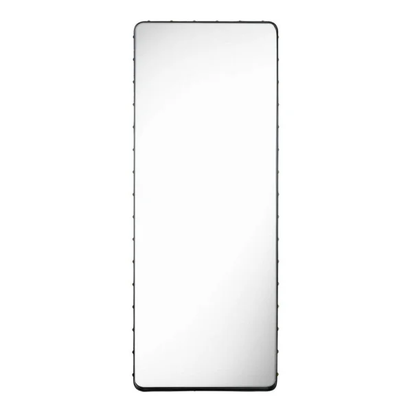 GUBI - Adnet Spiegel Rectangular 70X180 Black Leather