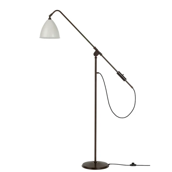 GUBI - Bestlite BL4 Stehleuchte, Ø 21 cm, weiß/schwarz