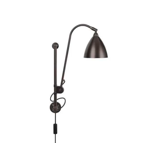 GUBI - Bestlite BL5 Wandlampe, Ø 16 cm, schwarz/messing