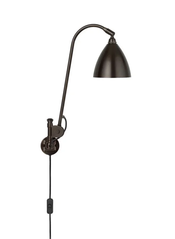 GUBI - Bestlite BL6 Wandleuchte, Ø 16 cm, schwarz/messing