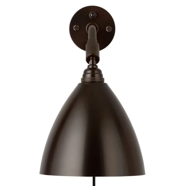 GUBI - Bestlite BL7 Wandleuchte, schwarz-messing, 29 cm
