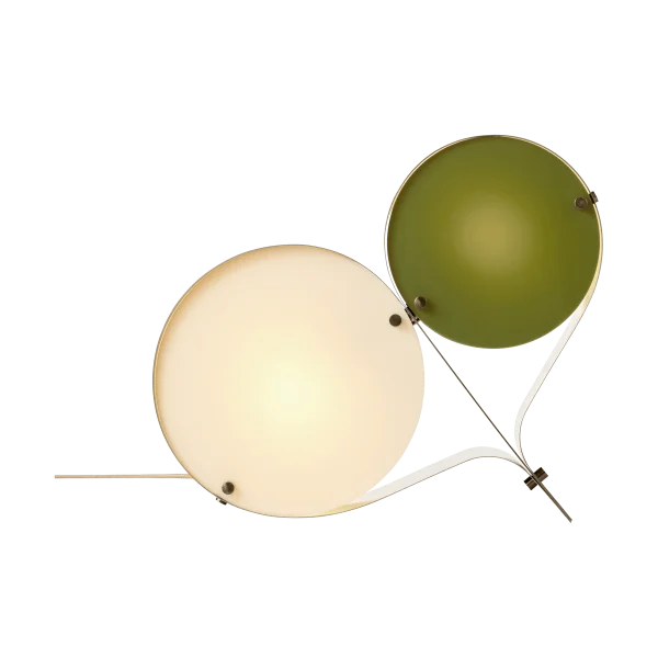 GUBI Coppia Tischleuchte Ivory & olive