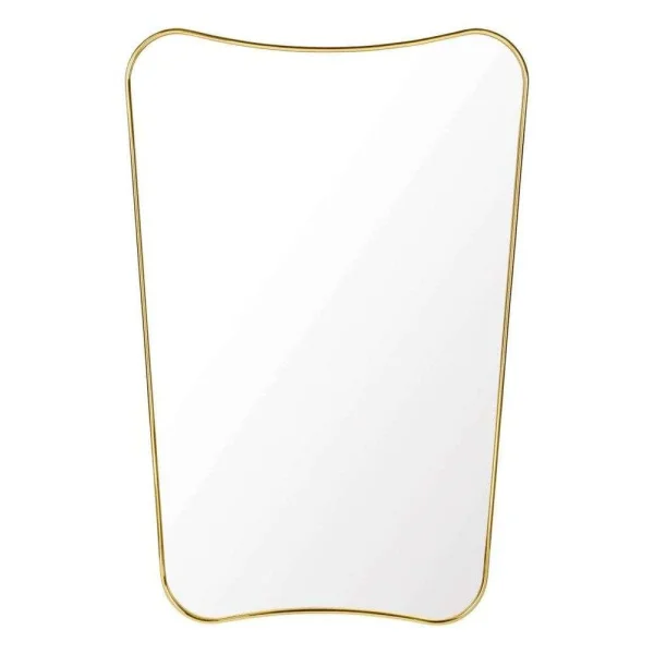 GUBI - F.A. 33 Gio Ponti Spiegel 54X80 Polished Brass