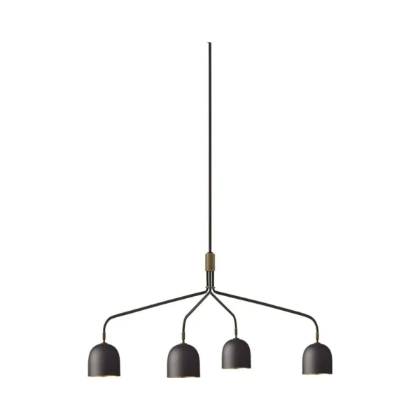 GUBI - Howard 4 Kronleuchter Long Gunmetal