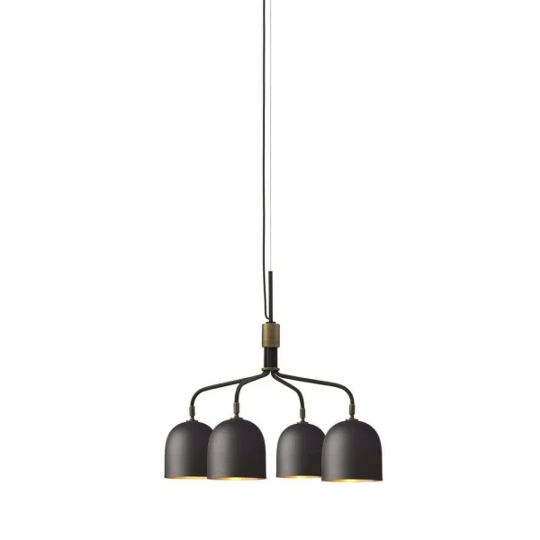 GUBI - Howard 4 Kronleuchter Short Gunmetal