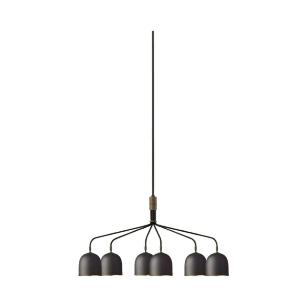 GUBI - Howard 6 Kronleuchter Gunmetal