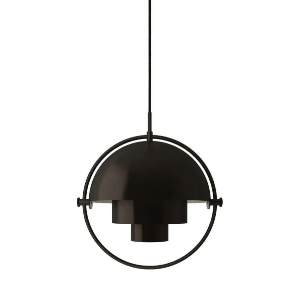 GUBI - Multi-Lite Pendelleuchte Black Brass