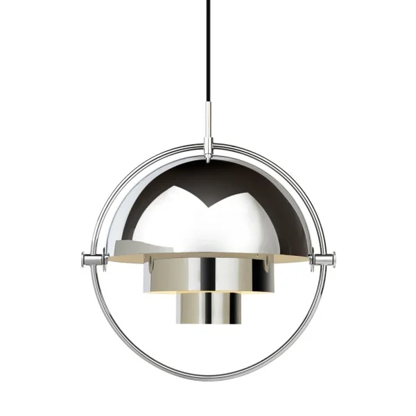 GUBI Multi-Lite Pendelleuchte Chrom