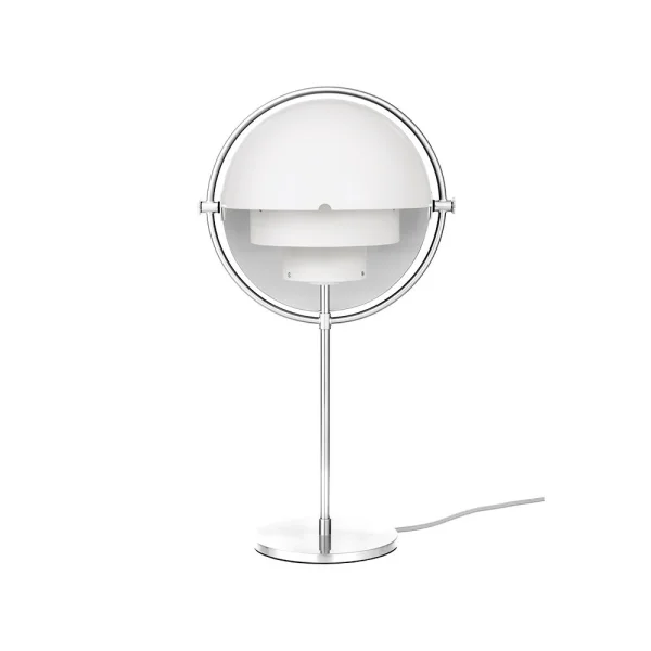 GUBI - Multi-Lite Tischleuchte Chrome/White