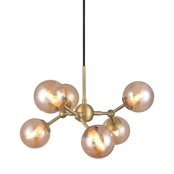 Halo Design - Atom Mini Pendelleuchte Antique Brass