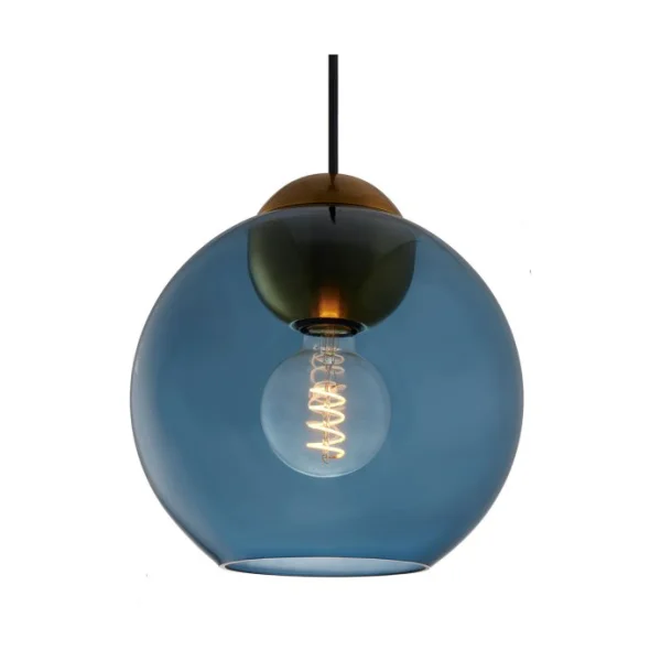 Halo Design Bubbles Pendelleuchte 37 cm Blau