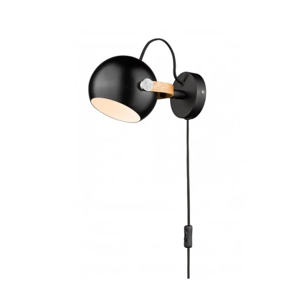 Halo Design DC Wandleuchte Ø12 cm Schwarz
