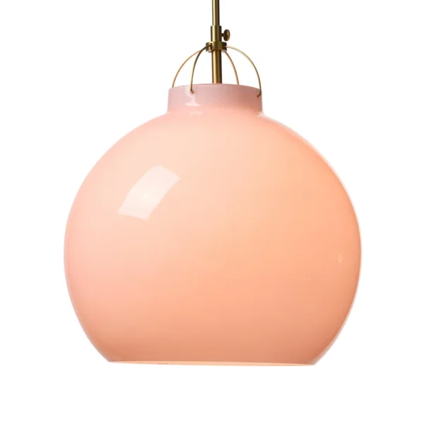 Halo Design - TOSCANA Hängeleuchte, rosa, Ø 36 cm, Glas