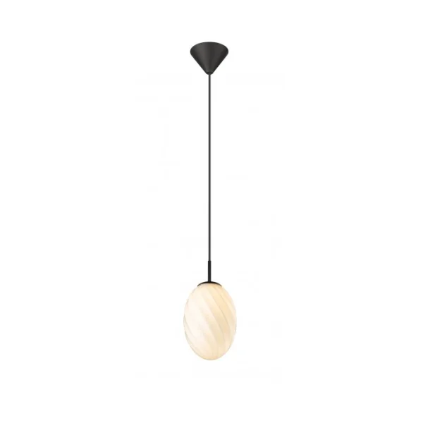 Halo Design Twist Egg Pendelleuchte 23 cm Schwarz