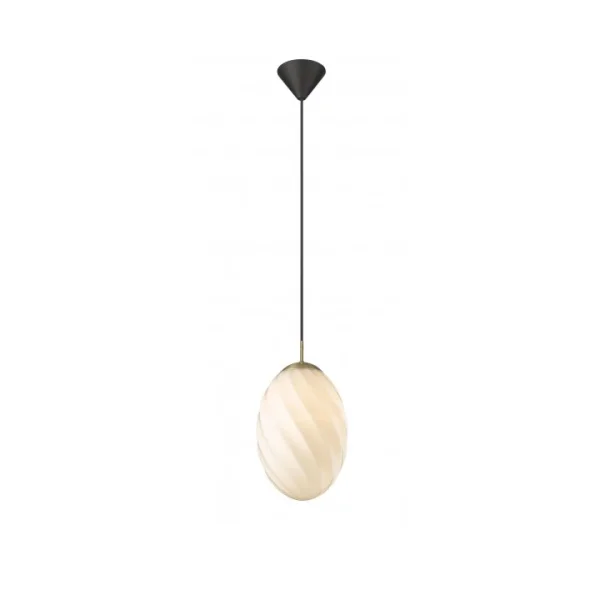 Halo Design Twist Egg Pendelleuchte 37 cm Antikmessing