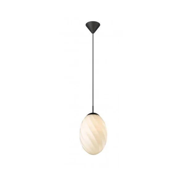 Halo Design Twist Egg Pendelleuchte 37 cm Schwarz