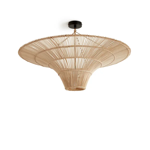 Hänge-/deckenleuchte Junita, Rattan, Ø 80 Cm